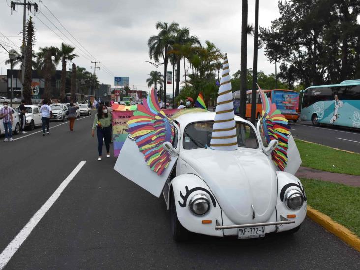 Realizan séptima Caravana LGBTTTIQ+ en Orizaba