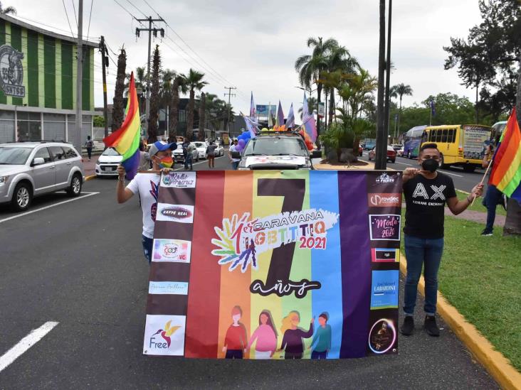 Realizan séptima Caravana LGBTTTIQ+ en Orizaba