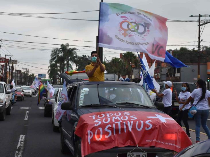 Realizan séptima Caravana LGBTTTIQ+ en Orizaba