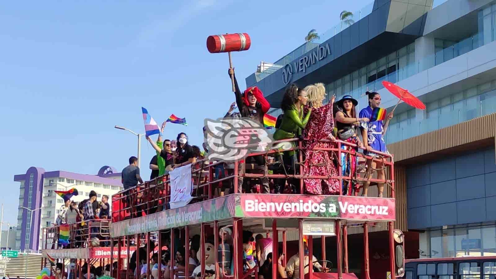 Caravana contra la homofobia en el puerto de Veracruz