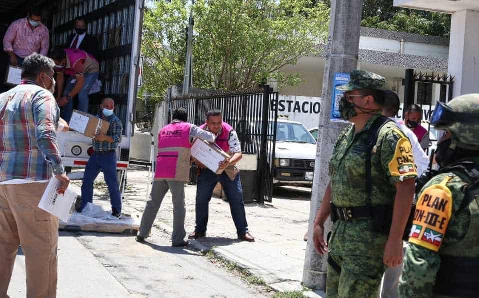 Llegan boletas electorales al Distrito 12