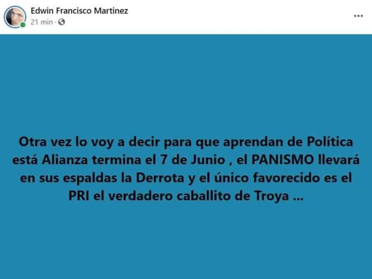 Tunden en redes al PAN por candidatura de Lobeira en Veracruz