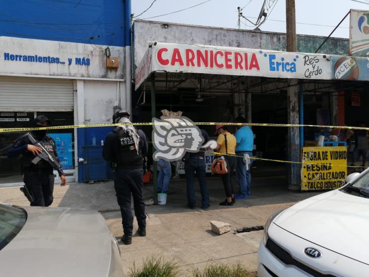 Asesinan a carnicero en Coatzacoalcos; otra víctima del cobro de piso