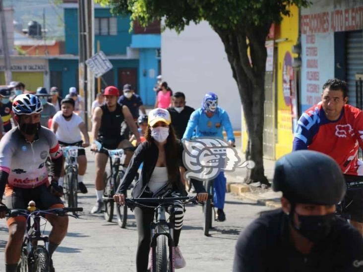 Ingrid Romero, candidata a alcaldía de Mendoza, participa en rodada familiar