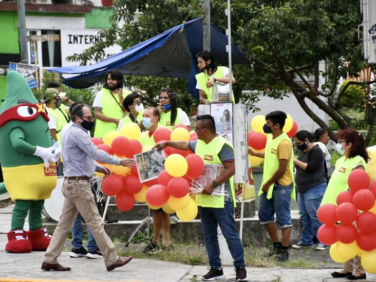 El Jalapito Vengador recorre las calles de Xalapa; ¡agárrale confianza!