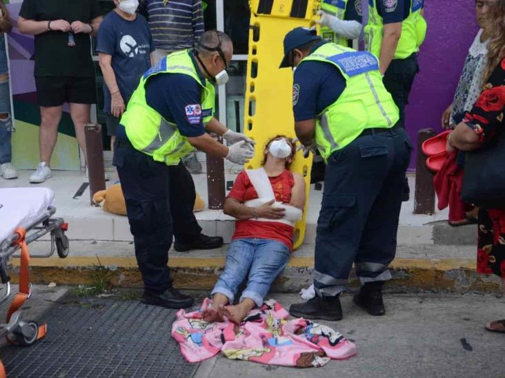 Tres personas lesionadas deja accidente entre urbano y vehículo particular