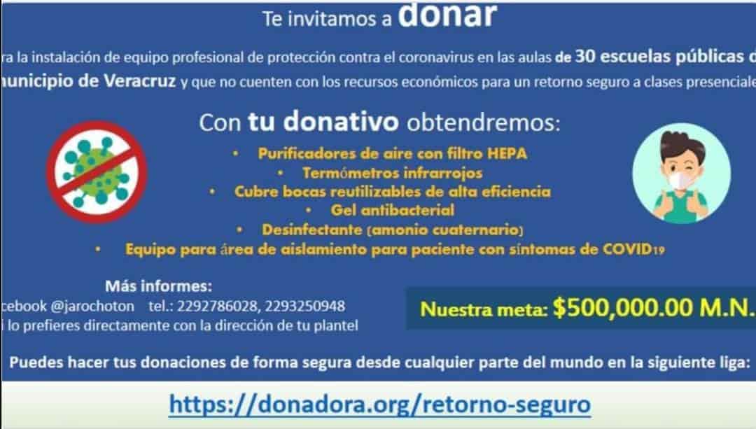 Organizan “Jarochoton” para retorno a escuelas de Veracruz