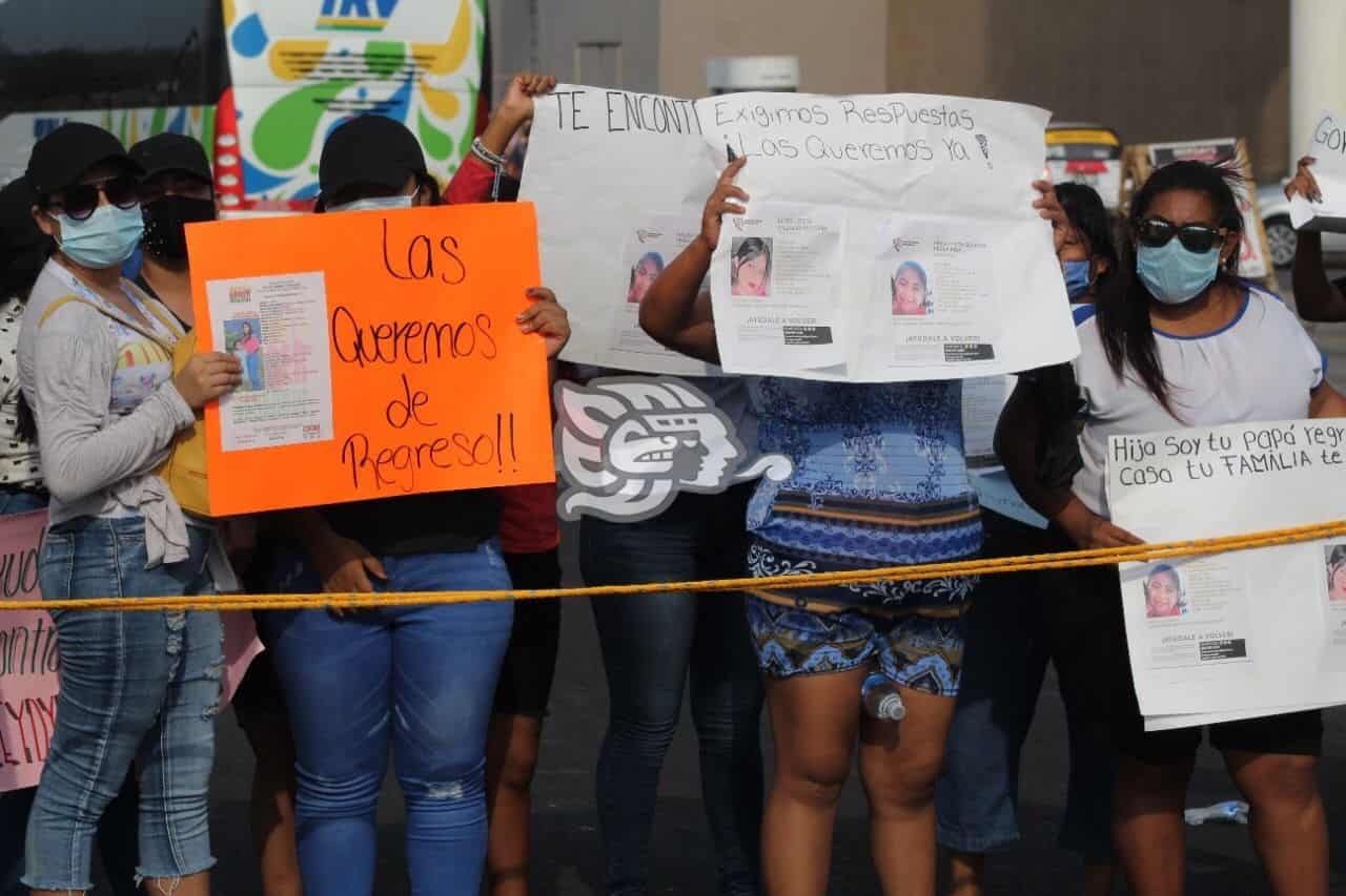 Familia bloquea autopista Cardel-Veracruz tras desaparición de dos menores