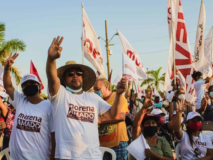 Espectacular cierre de campaña, el distrito 11 respalda a Tania para Diputada