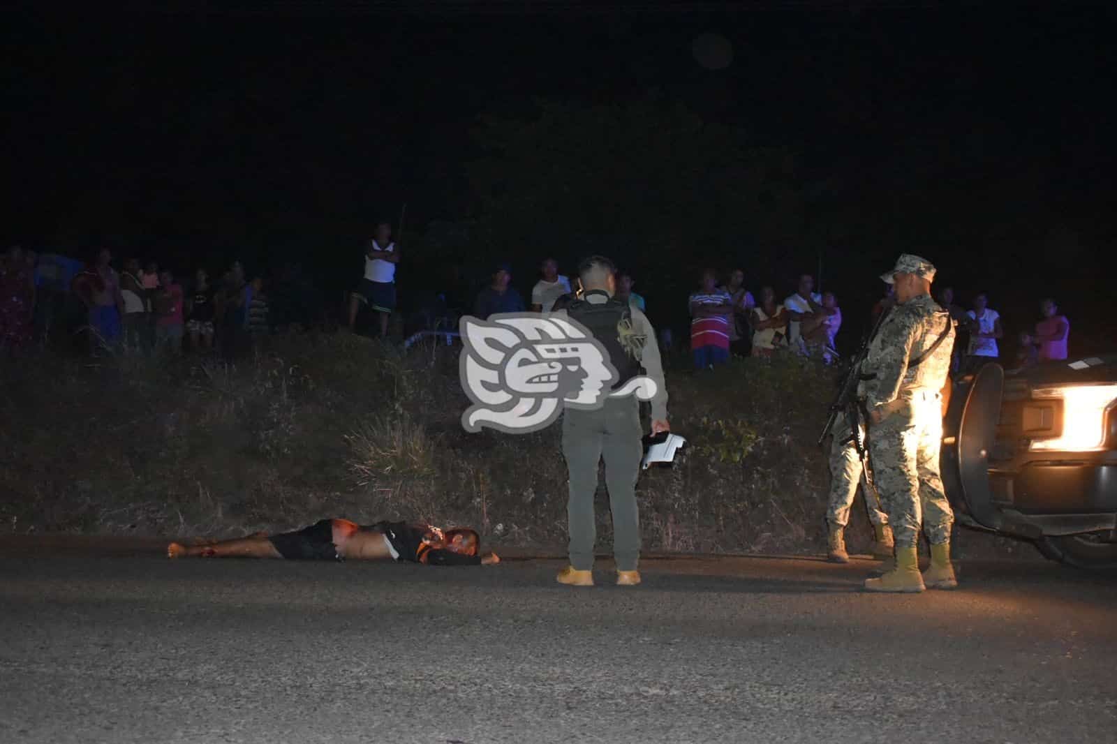 Acayuqueño muere arrollado en la Costera del Golfo 