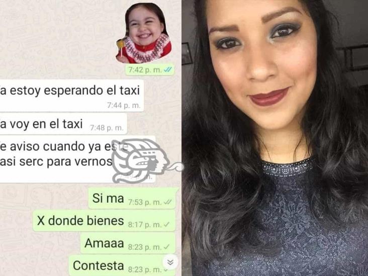 Joven subió a un taxi y desapareció en Coatzacoalcos; está por dar a luz