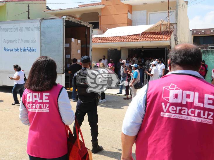 OPLE de Coatzacoalcos recibió 217 mil boletas electorales