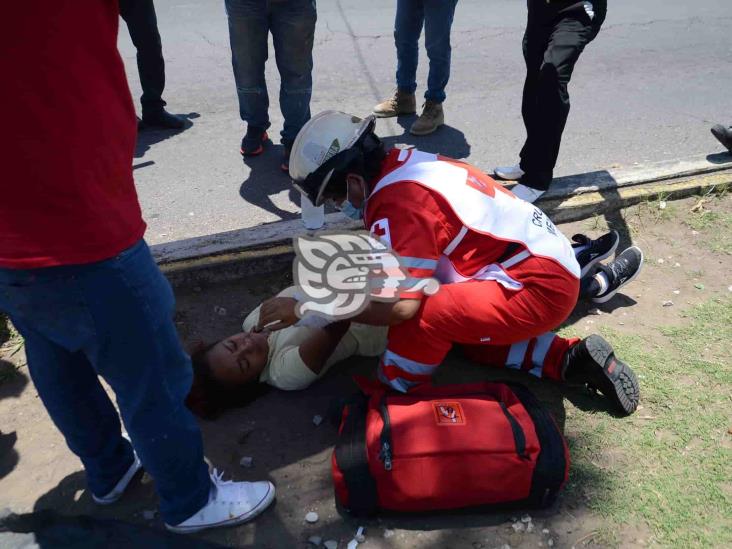 Atropellan a joven mujer que intentaba cruzar avenida en Boca del Río