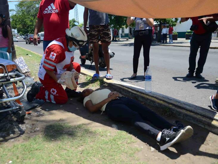 Atropellan a joven mujer que intentaba cruzar avenida en Boca del Río