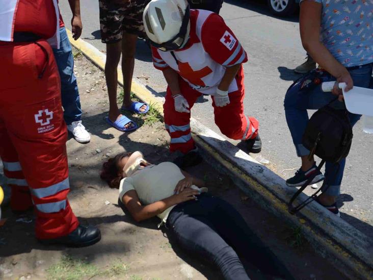 Atropellan a joven mujer que intentaba cruzar avenida en Boca del Río