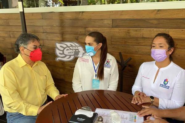 En Xalapa, grupos de AA y Unimos respaldan candidatura de Cinthya Lobato