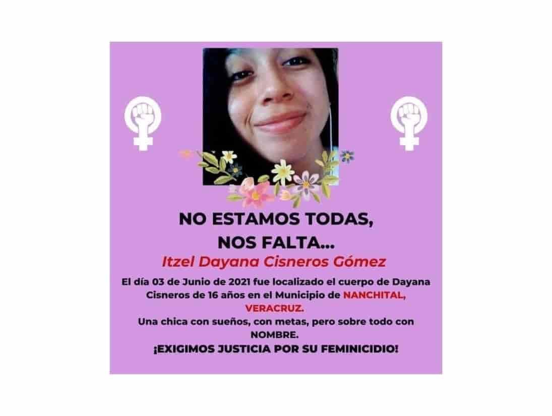 Feminicidio de Itzel Dayana desgarra a Nanchital