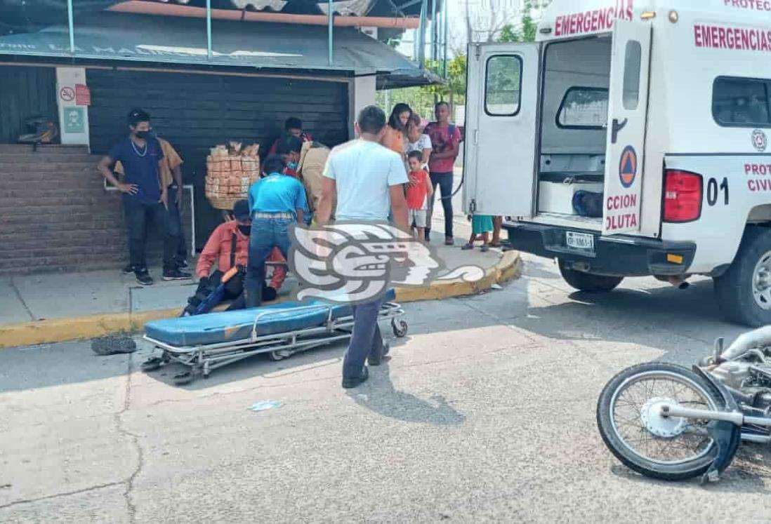 Dos choques dejan saldo de tres lesionados en Oluta