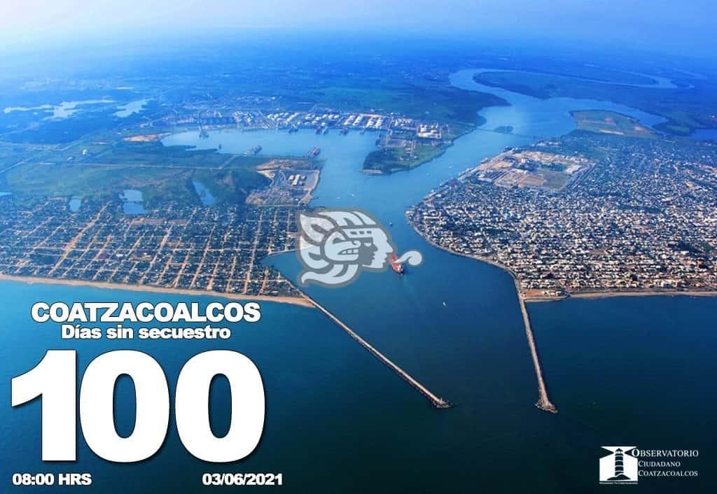 Observatorio Ciudadano de Coatzacoalcos reporta 100 días sin secuestros