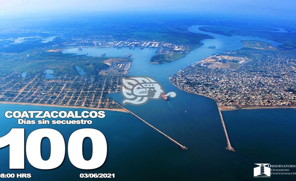 Observatorio Ciudadano de Coatzacoalcos reporta 100 días sin secuestros