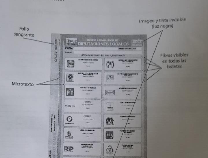 Con 6 medidas de seguridad, garantizan que material electoral no es falsificable