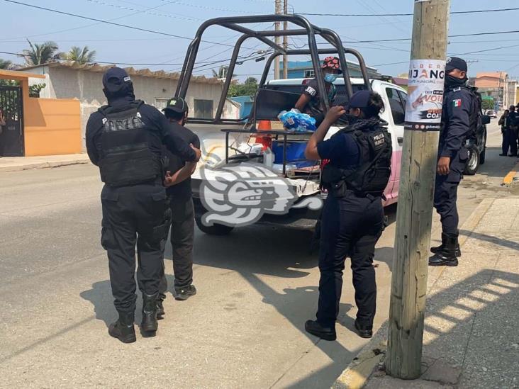 Capturan a 7 sujetos con armas blancas; amedrentaron a votantes