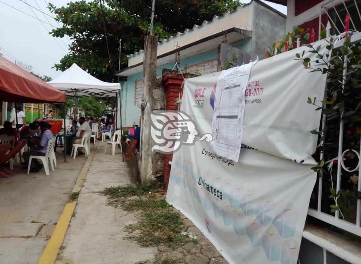 Efectúan recuento de boletas pendientes en Chinameca 