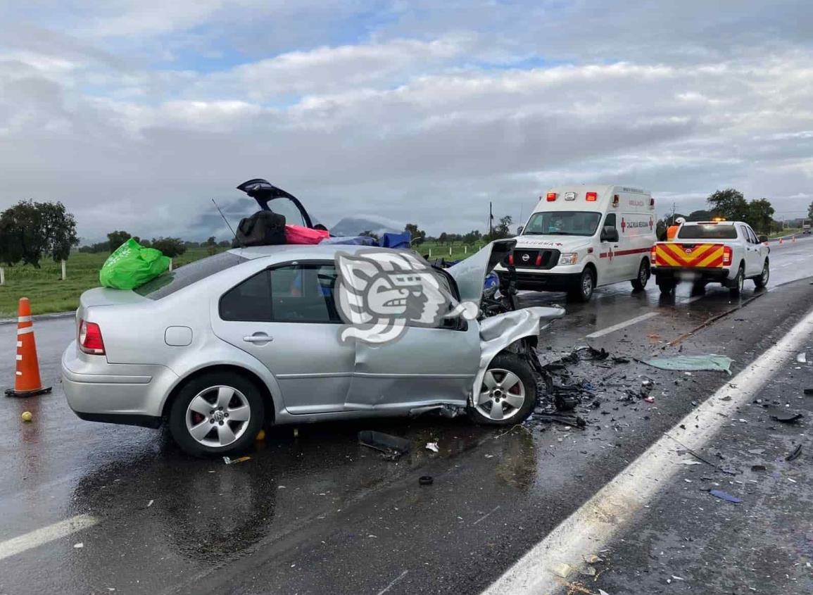 Siete muertos deja choque en autopista Amozoc-Perote