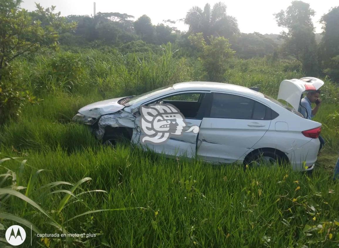 Choque en Nanchital dejó cuantiosos daños materiales 