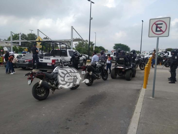 En Xalapa, captura SSP a tres presuntos integrantes de una banda de farderos