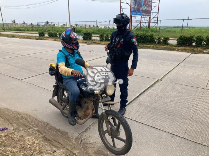 Instala SSP puestos de inspección en diferentes puntos de Coatzacoalcos