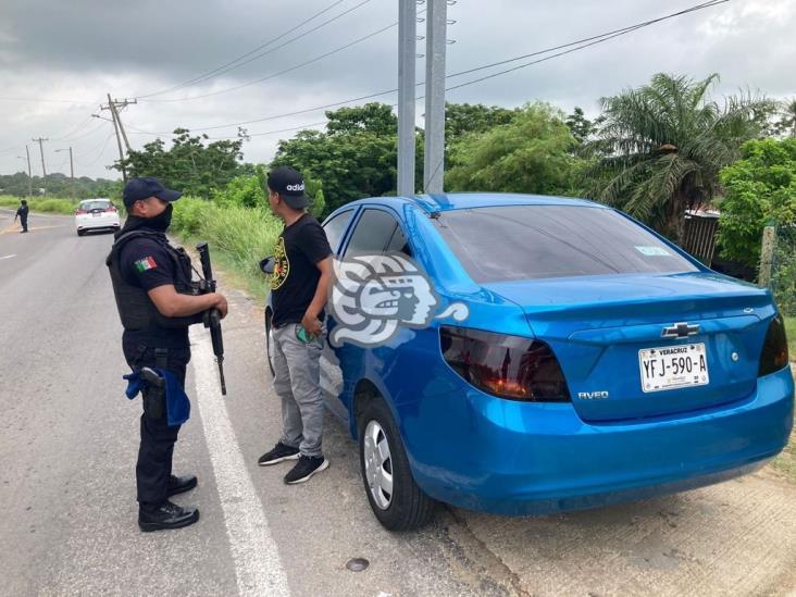 Instala SSP puestos de inspección en diferentes puntos de Coatzacoalcos