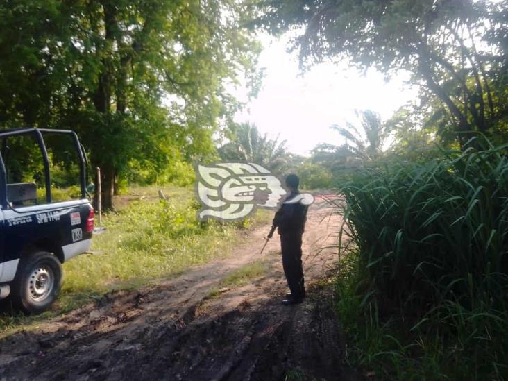 Encuentran fosa clandestina en un rancho de Jáltipan