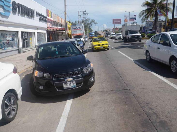 Se registra accidente entre dos unidades particulares en Veracruz