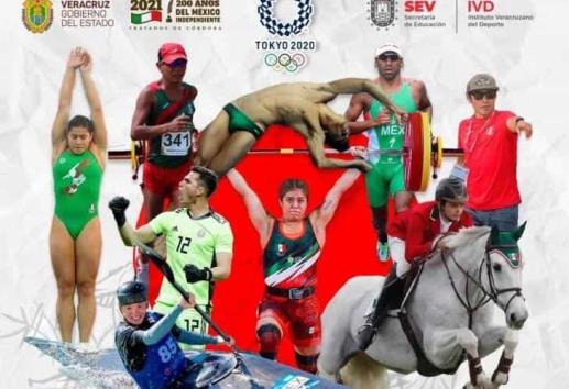 Son un orgullo; envía SEV mensaje a deportistas veracruzanos en Tokio