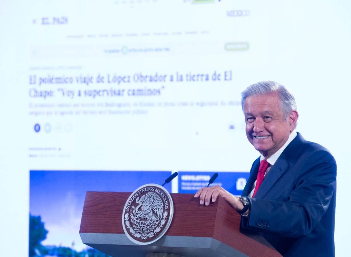 Responde AMLO a especulaciones por próxima visita a la tierra de El Chapo