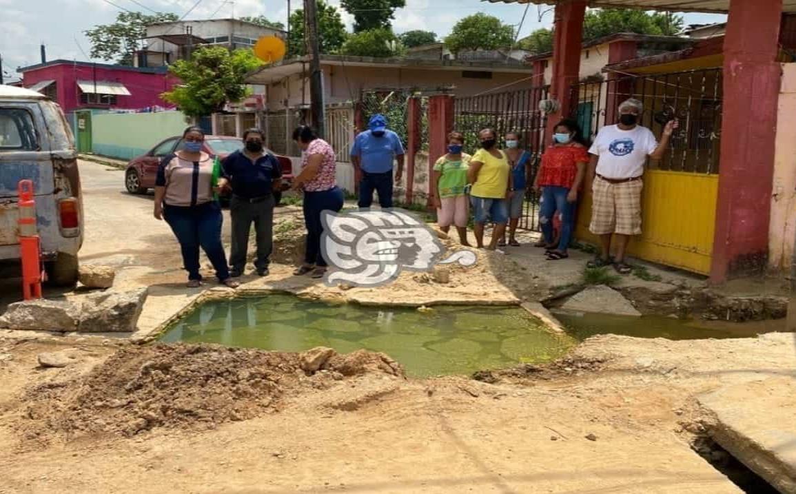 Reiniciarán rehabilitación del sistema de agua potable en Minatitlán