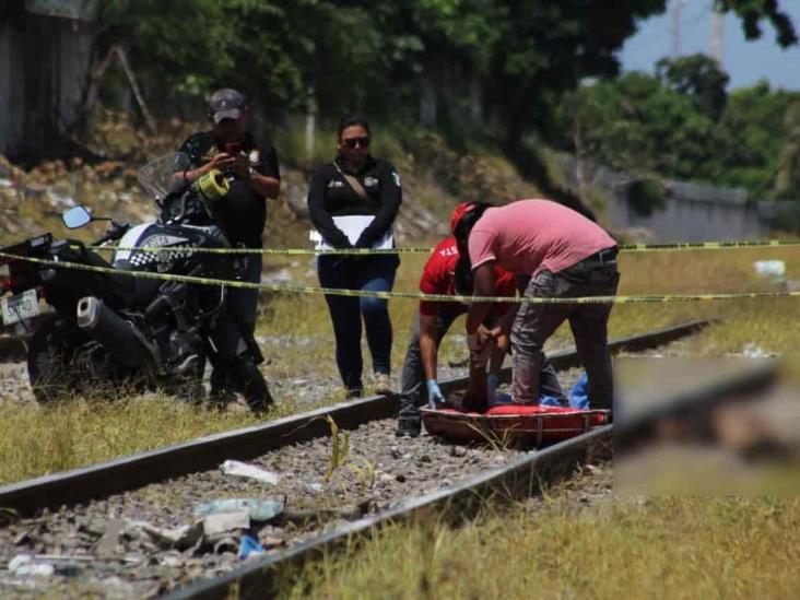 Muere hombre mutilado por el tren en Veracruz