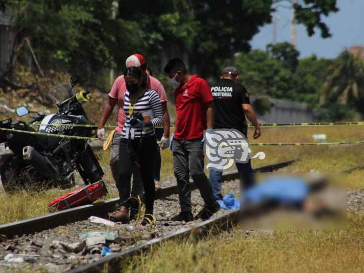 Muere hombre mutilado por el tren en Veracruz