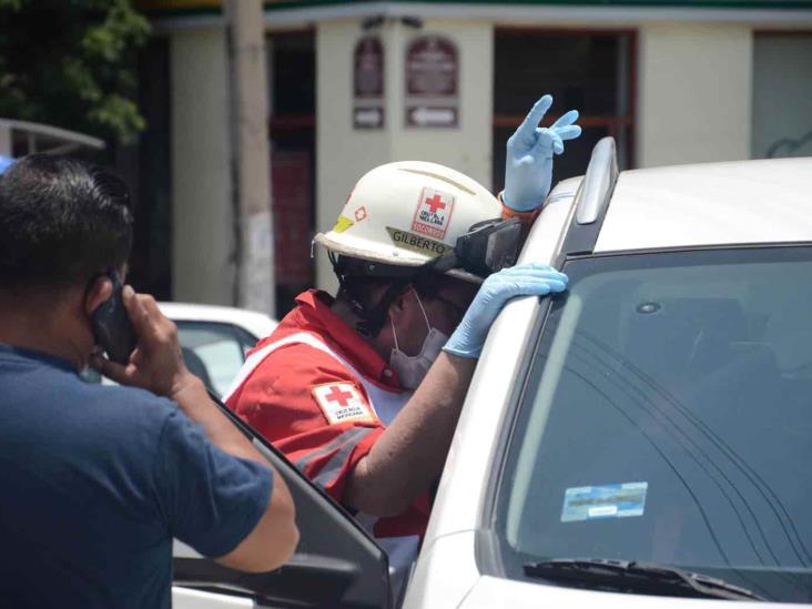 Se registra accidente entre dos unidades en Veracruz