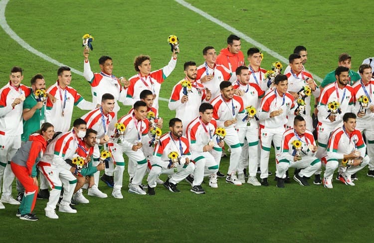 Así fue la entrega de la medalla de bronce para la Selección Mexicana en Tokio 2020