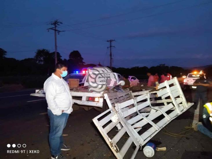 Cinco jornaleros heridos en accidente