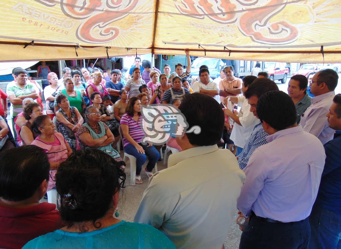 En mercado Solidaridad temen inundación, piden reubicación temporal