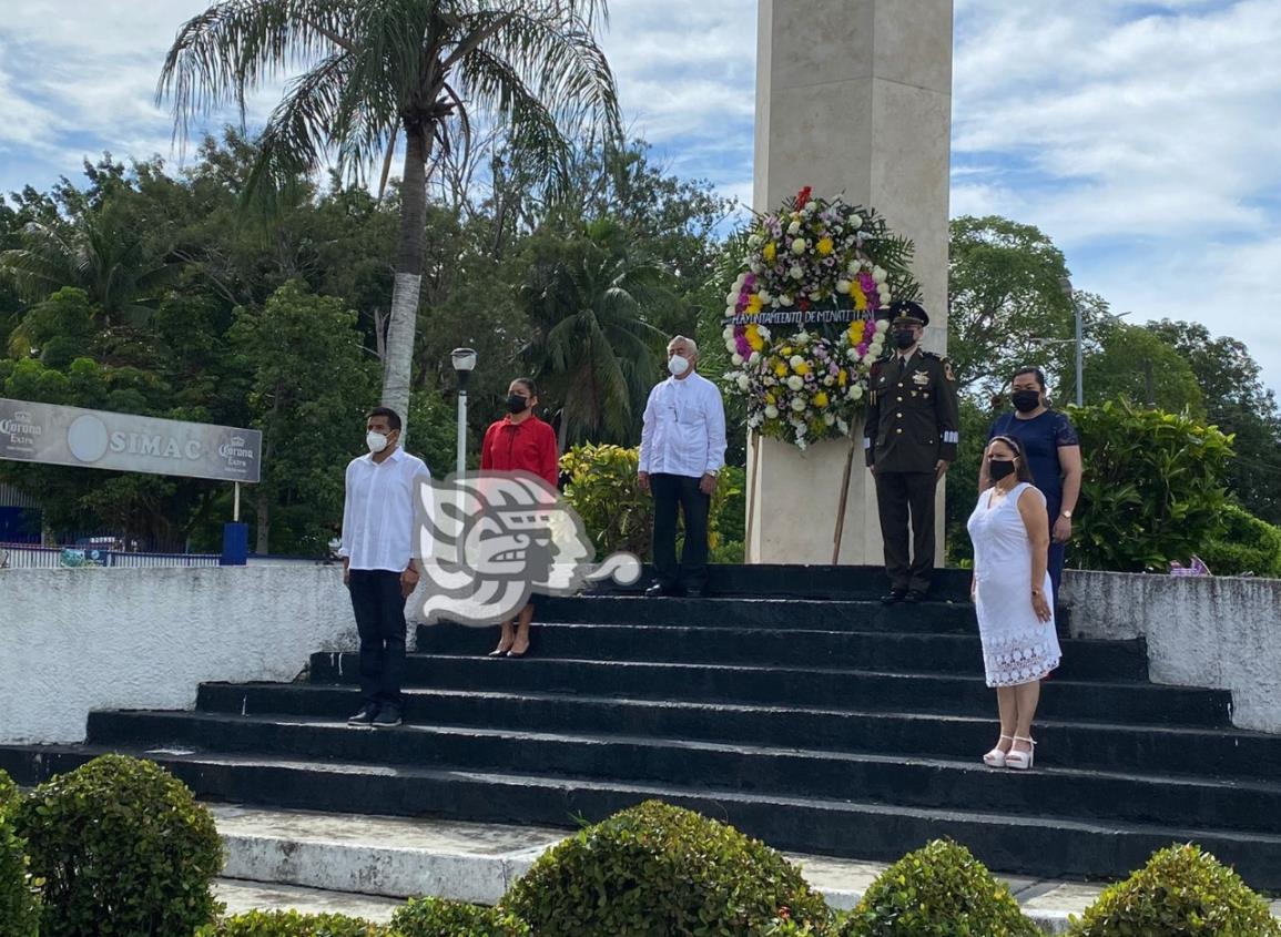 En Minatitlán, conmemoran 174 Aniversario de la Gesta Heroica de los Niños Héroes