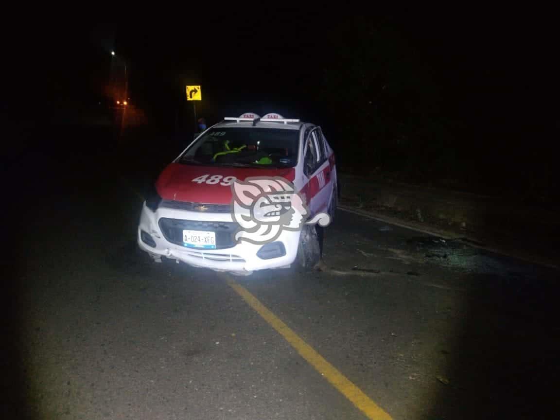 Casi se va al pantano en Nanchital al dar el banquetazo