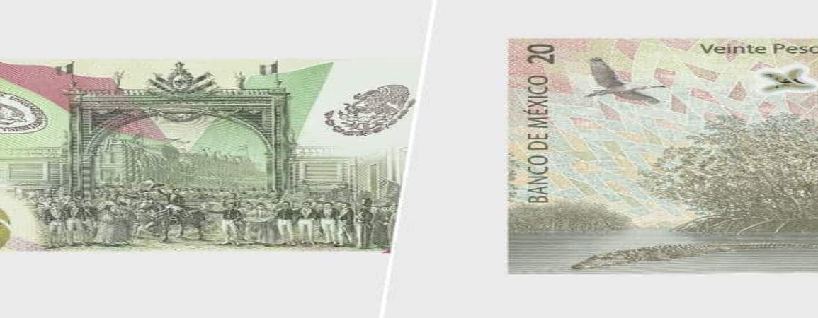 Banxico pone en circulación nuevo billete de 20 pesos