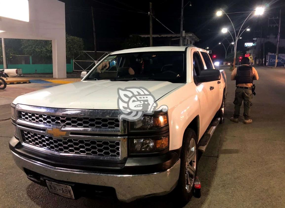 Chilangos protagonizan persecución tras colisionar y darse a la fuga en Acayucan 