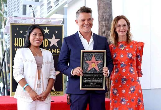 Alejandro Sanz habla de su cercanía con Yalitza Aparicio