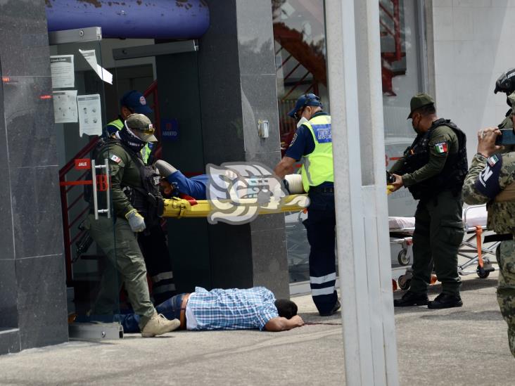 Un hombre muerto tras asalto armado en banco de Boca del Río