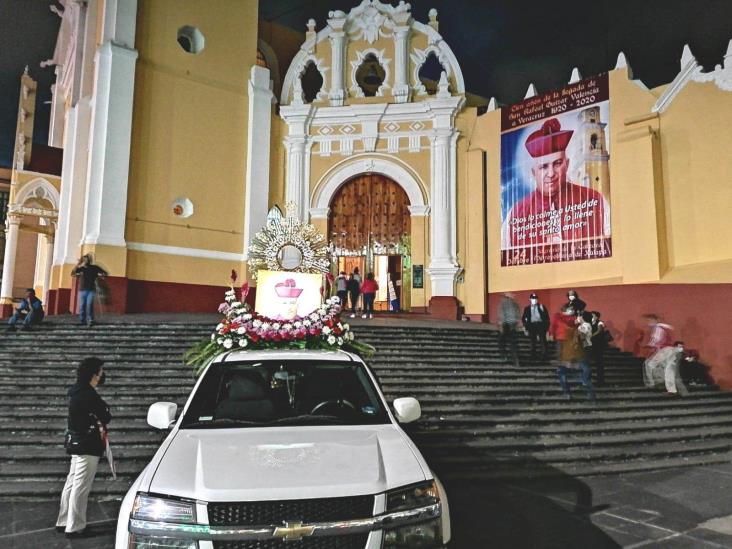 Con procesión, arrancan festejos de San Rafael Guízar Valencia en Xalapa